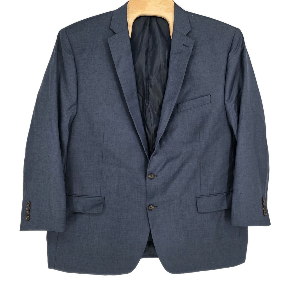 Ralph Ralph Lauren Sport Coat 54L Wool Blazer Premium Big & Tall RL Blue Jacket